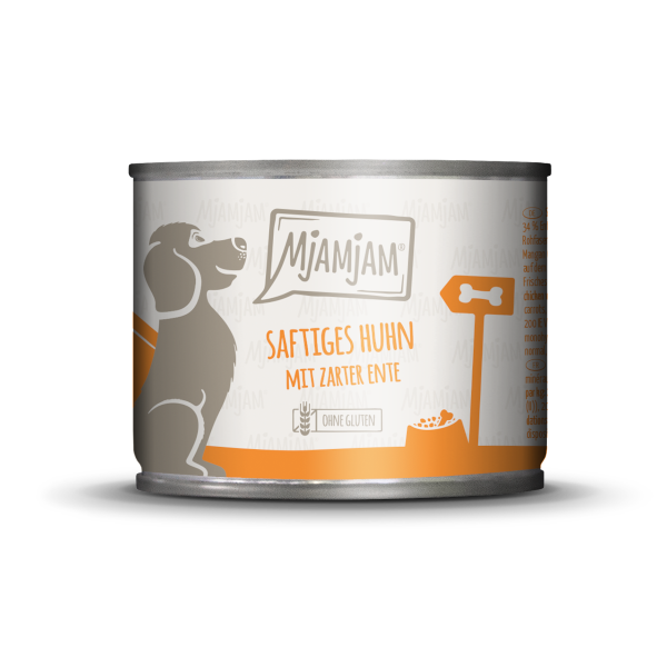 Mjamjam Hund Saftiges Huhn mit zarter Ente - 2